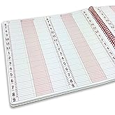 6 Column Undated Appointment Book – 2023 Six Person Daily and Hourly Schedule Notebook for Salons, Massage Spas, Hairdressers