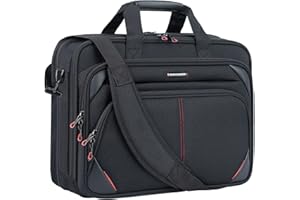 KROSER Laptop Bag 15.6 Inch Laptop Briefcase Laptop Messenger Bag Water Repellent Computer Case Laptop Shoulder Bag Durable T