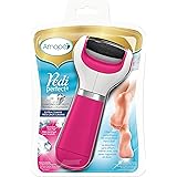 Amope Pedi Perfect Electronic Foot File, Dual-Speed Callus Remover (with Diamond Crystals) for Feet (Extra Coarse - Pink Gadget). -Perfect for In-home Pedicure for Baby Smooth Feet. Battery Operated