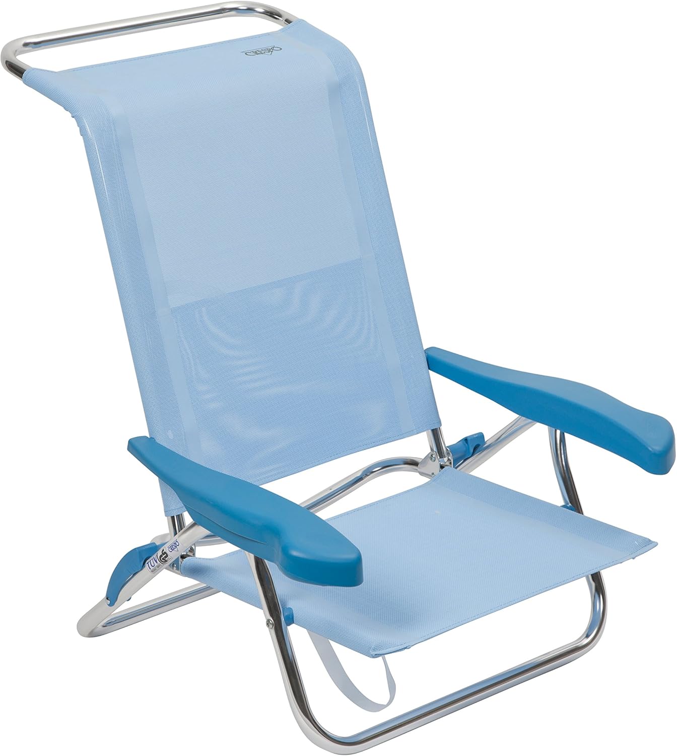 Crespo Beach Chair Al 222 Blue 15 Amazon Co Uk Car Motorbike
