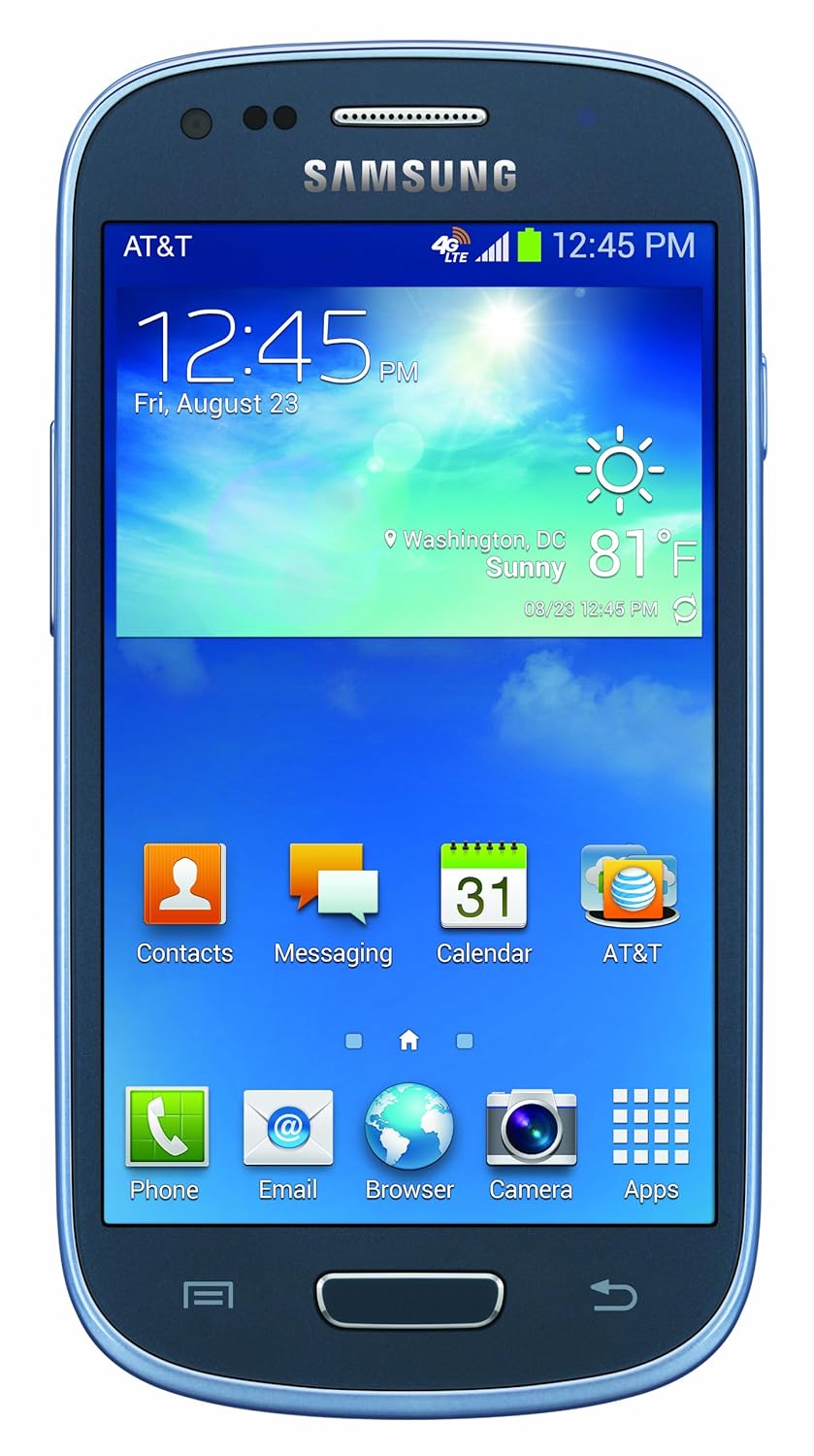Amazon.com: Samsung Galaxy S III Mini, Blue 8GB (AT&T): Cell Phones &  Accessories