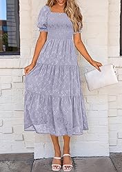 PRETTYGARDEN Women's 2025 Summer Casual Midi