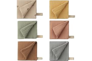 Muslin Squares Baby Washcloths Squares Face-Towel & Washcloths for Bath Soft Cloths Bibs Cotton Cloths