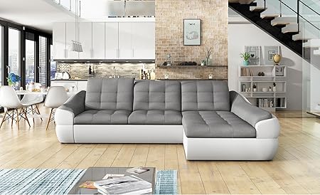 Bmf Infinity Mini Lit Canape D Angle En Tissu En Simili Cuir