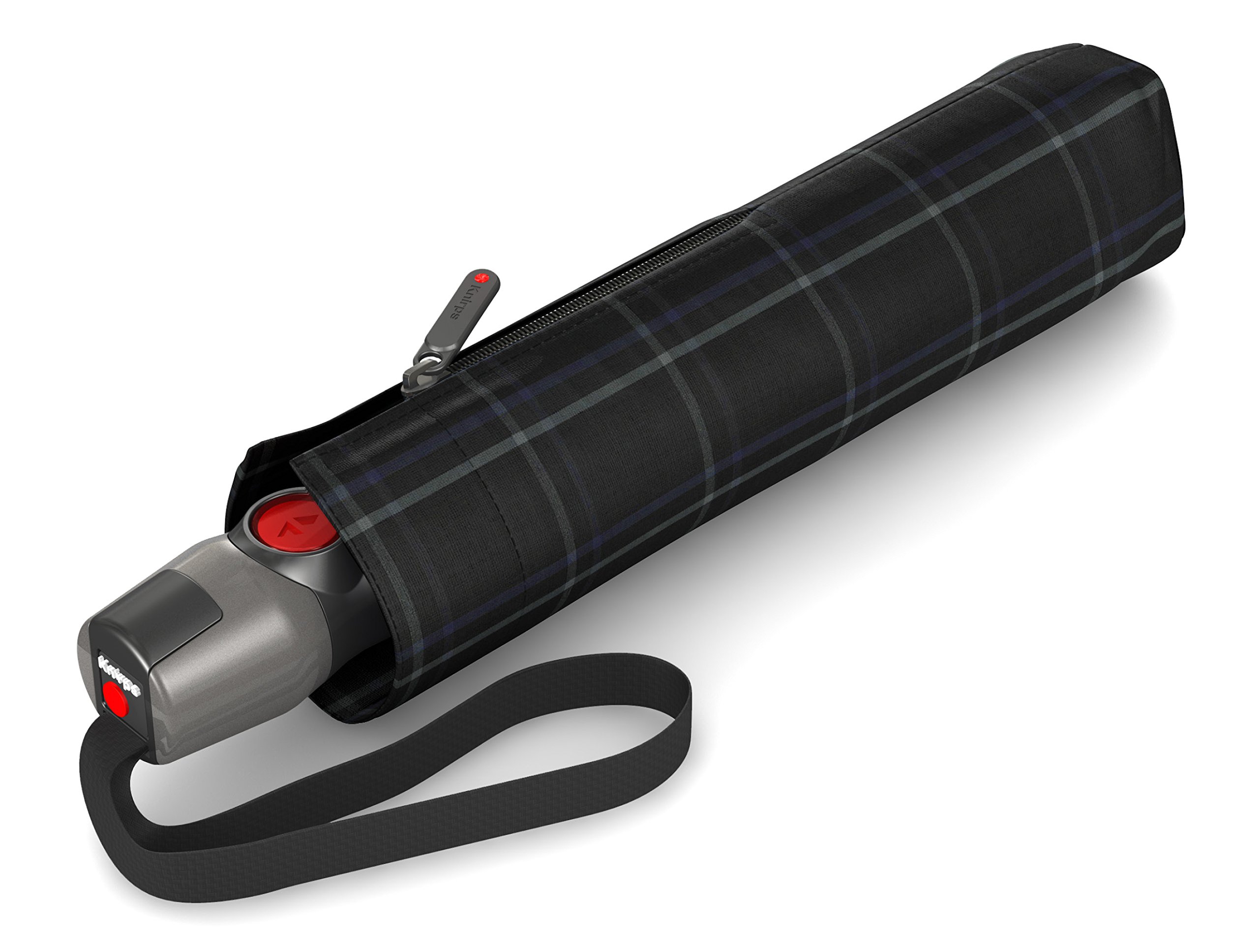 Knirps T.200 Medium Duomatic Folding Umbrella Pink