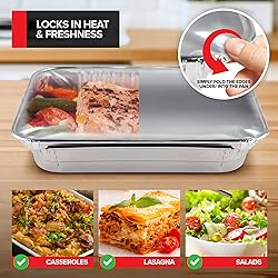 Stock Your Home 9x13 Disposable Baking Pan Covers