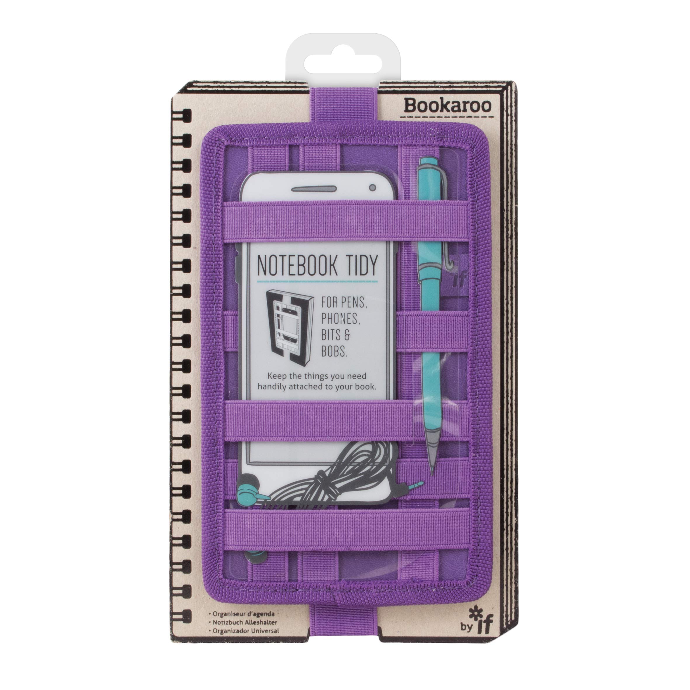 IF 40904 Tidy Bookaroo Notebook - Purple