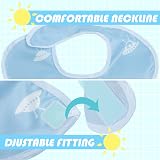 Little Dimsum Baby Bibs 3 Pack Waterproof Adjustable Closure Pocket view 2