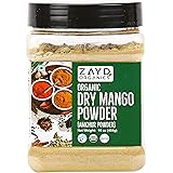 Zayd Organics Amchur Powder, Dry Mango Ground, USDA Organic, 16oz (454g)