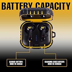 CAT Bluetooth Noise Canceling Ear Buds - Rugged