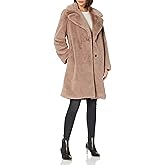 The Drop Women's Kiara Loose-Fit Long Faux Fur Coat