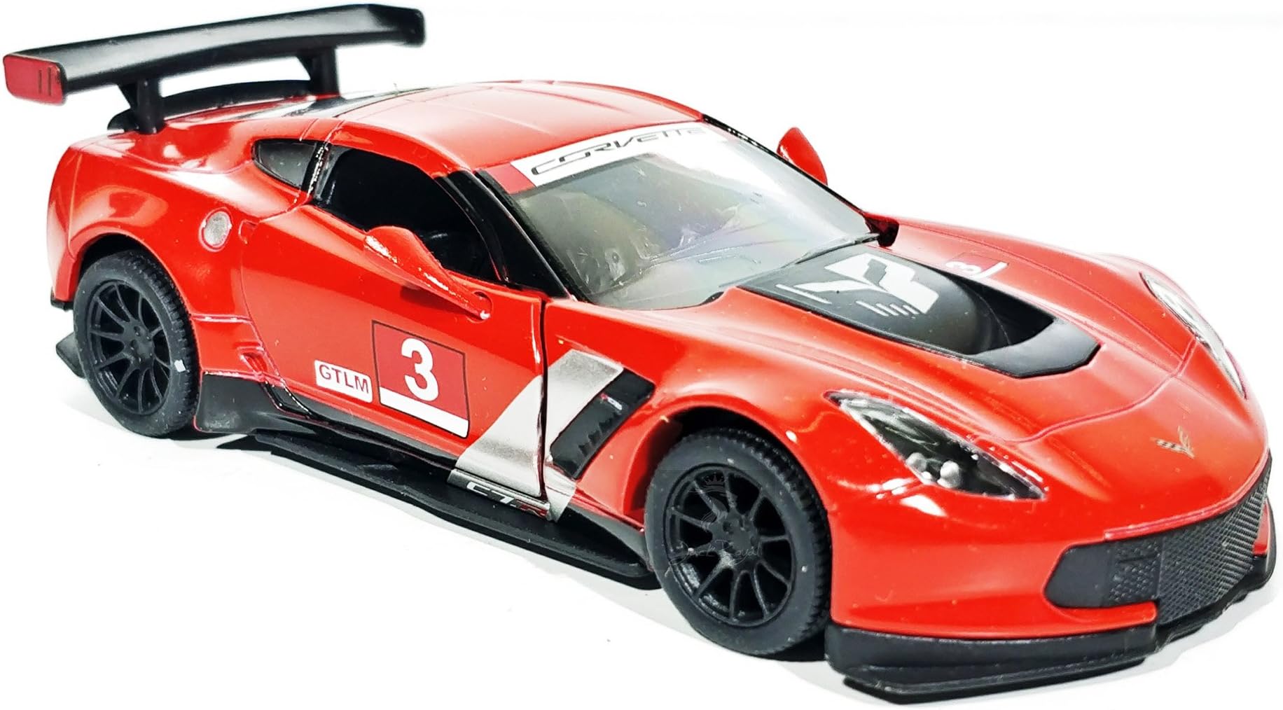 Jack Royal 2016 Corvette C7-R Die Cast Metal Car Toy (Red)