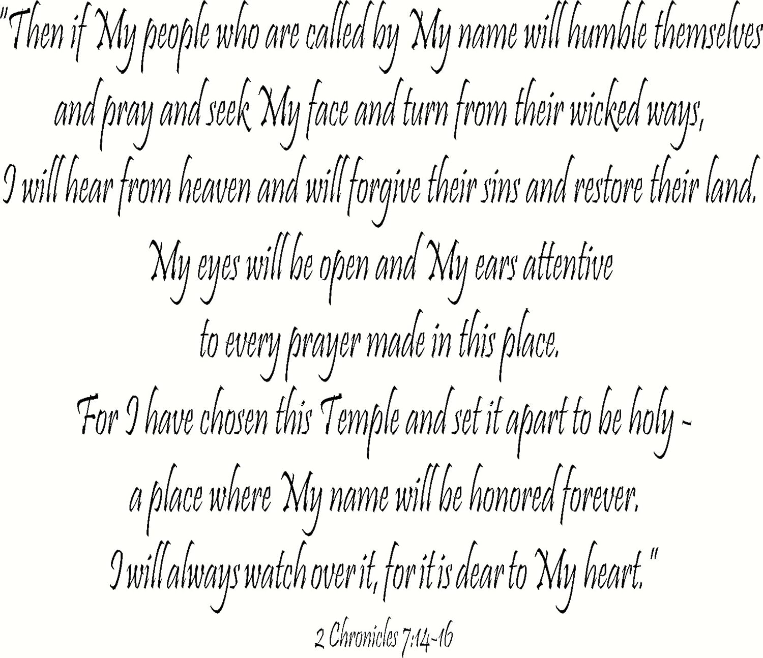 2 Chronicles 714 16 Two Piece Set Wall Art Then If My People Who Are Called By My Name Will Humble Themselves And Pray And Seek My Face And Turn