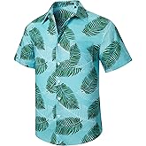 Hawaiian Shirt for Men Casual Summer Short Sleeve Beach Vacation Aloha Hawaii Button Down Shirt Holiday