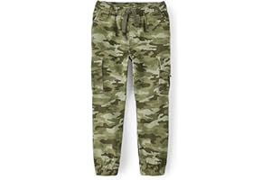 Gymboree Boys' and Toddler Woven Pull on Cargo Jogger Pants
