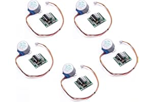Teyleten Robot 5pcs ULN2003 28BYJ 48 5V 4-Phase Stepper Motor with 5V Stepper Drive Board for Arduino PI PIC Raspberry Pi