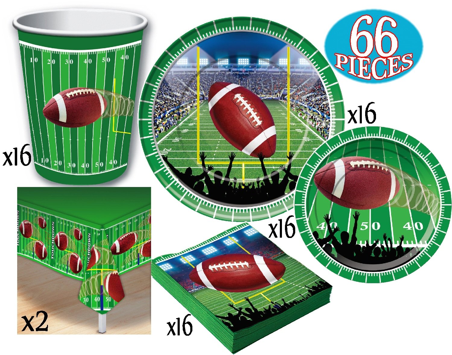 Amazon Football Birthday Party Supplies 2021 Best Deals for Kids