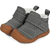 MK MATT KEELY Baby Winter Warm Shoes for Infant Boys Girls Toddler Plush Lining Snow Boots Soft Sole Non-Slip Walking Shoes Outdoor Faux Fur Booties