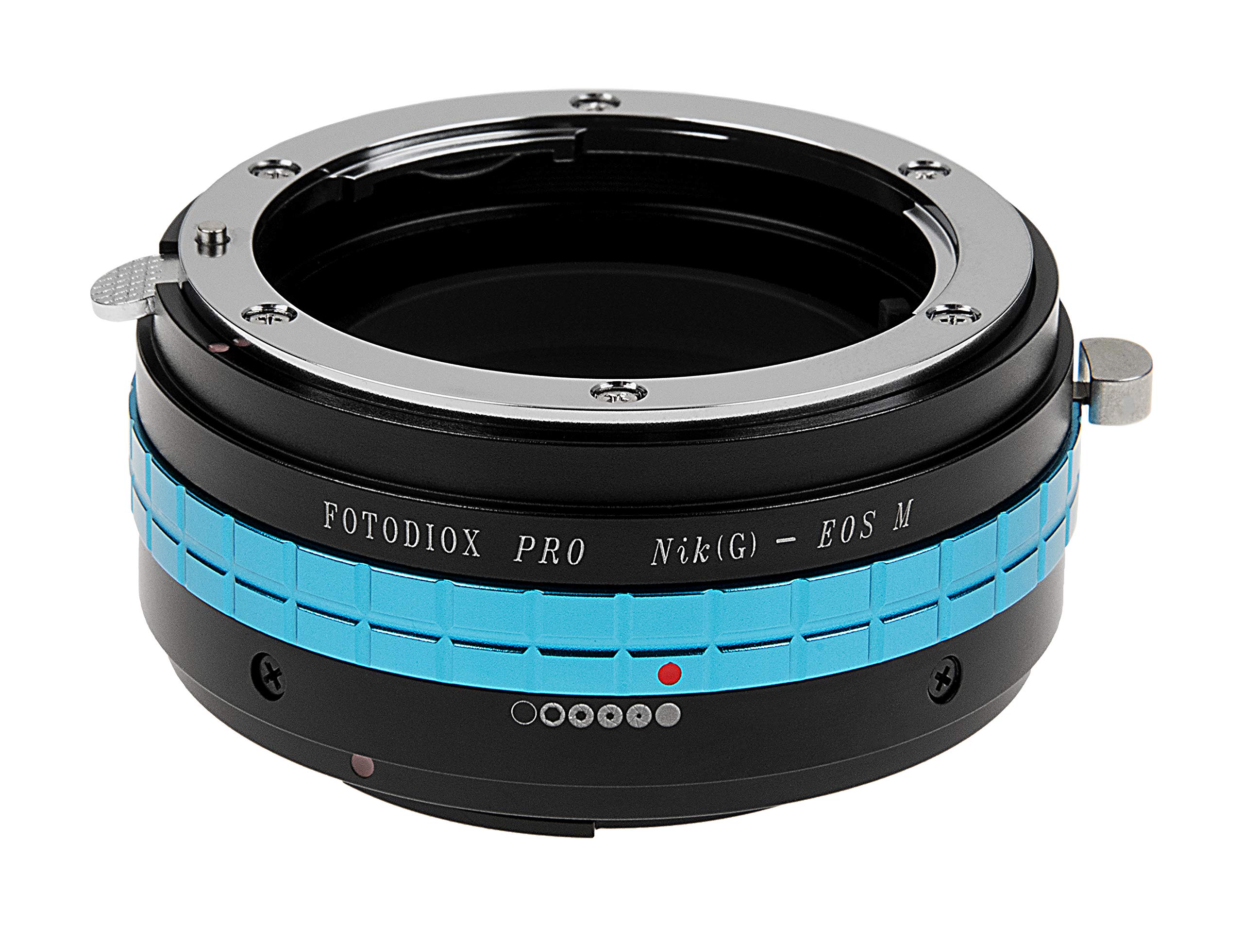 Fotodiox Pro Lens Mount Adapter Compatible with Nikon F-mount G-Type Lenses on Canon EOS M EF-M Mount Mirrorless Cameras