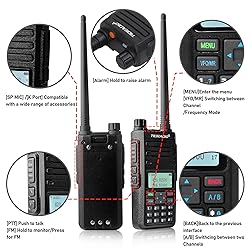 TIDRADIO TD-H6 10Watt Ham Radio Handheld Upgraded