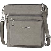 Baggallini Modern Pocket Crossbody Bag for Women, 8.5"x8.5" Handbag Purse with RFID, Lightweight Water-Resistant