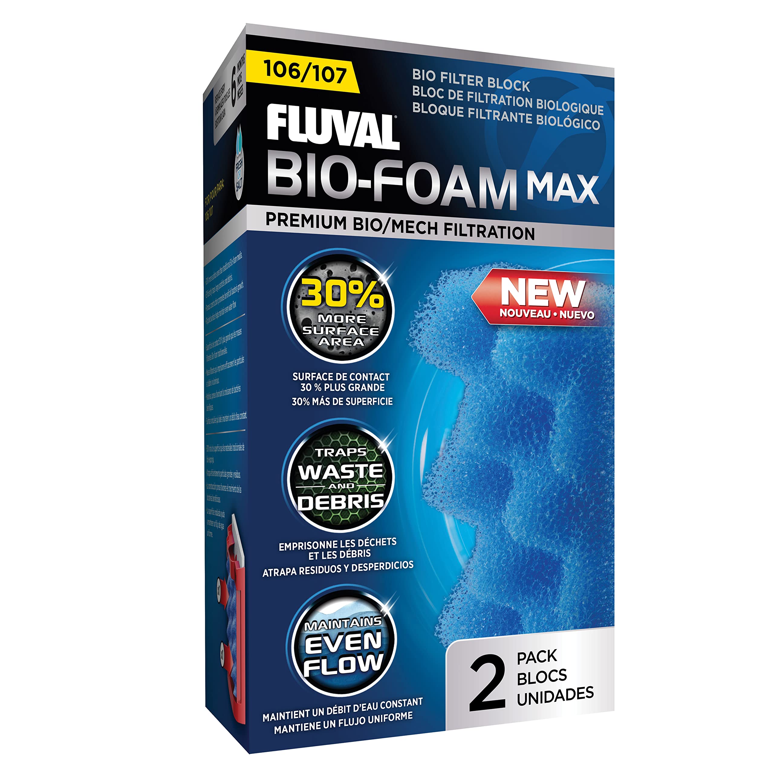 Fluval 106/107 Filter Bio Foam Max