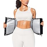 Junlan Sweat Waist Trainer for Women - Corset Sweat Band for Working Out
