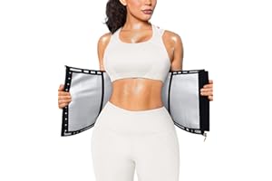 Junlan Sweat Waist Trainer for Women - Corset Sweat Band for Working Out