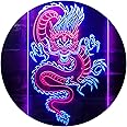 ADVPRO Chinese Dragon Room Display Dual Color LED Neon Sign Red & Blue 12" x 16" st6s34-i3225-rb