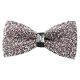 Man of Men Rhinestone Bow Ties for Men - Pre Tied