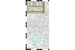 Streetwise Copenhagen Map: Laminated City Center Street Map of Copenhagen, Denmark