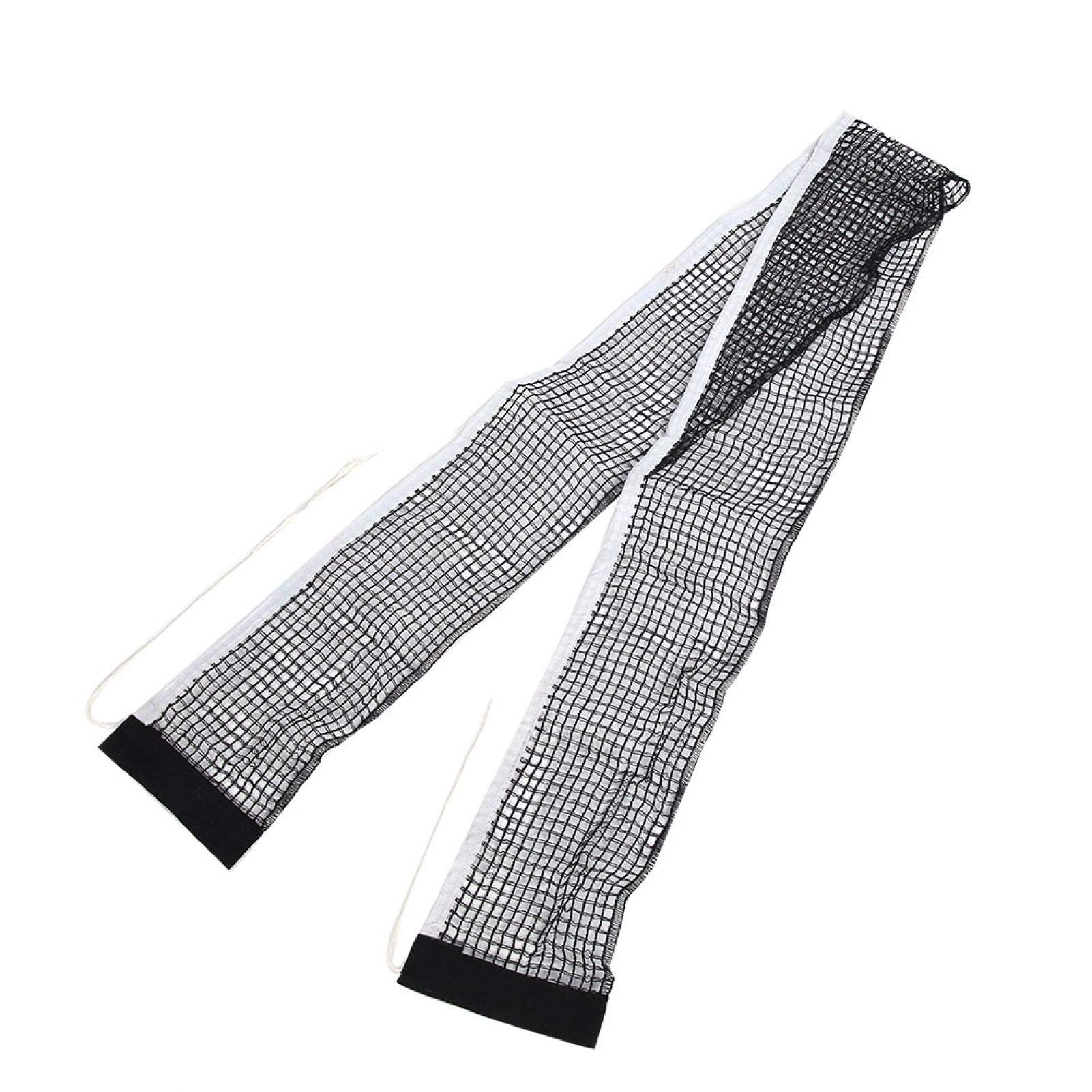 Bnineteenteam Pong Net, 1.8m*14 Cm Table Tennis Net Foldable Badminton Net Pong Net Replacement Indoor Outdoor Sports Accessories Black