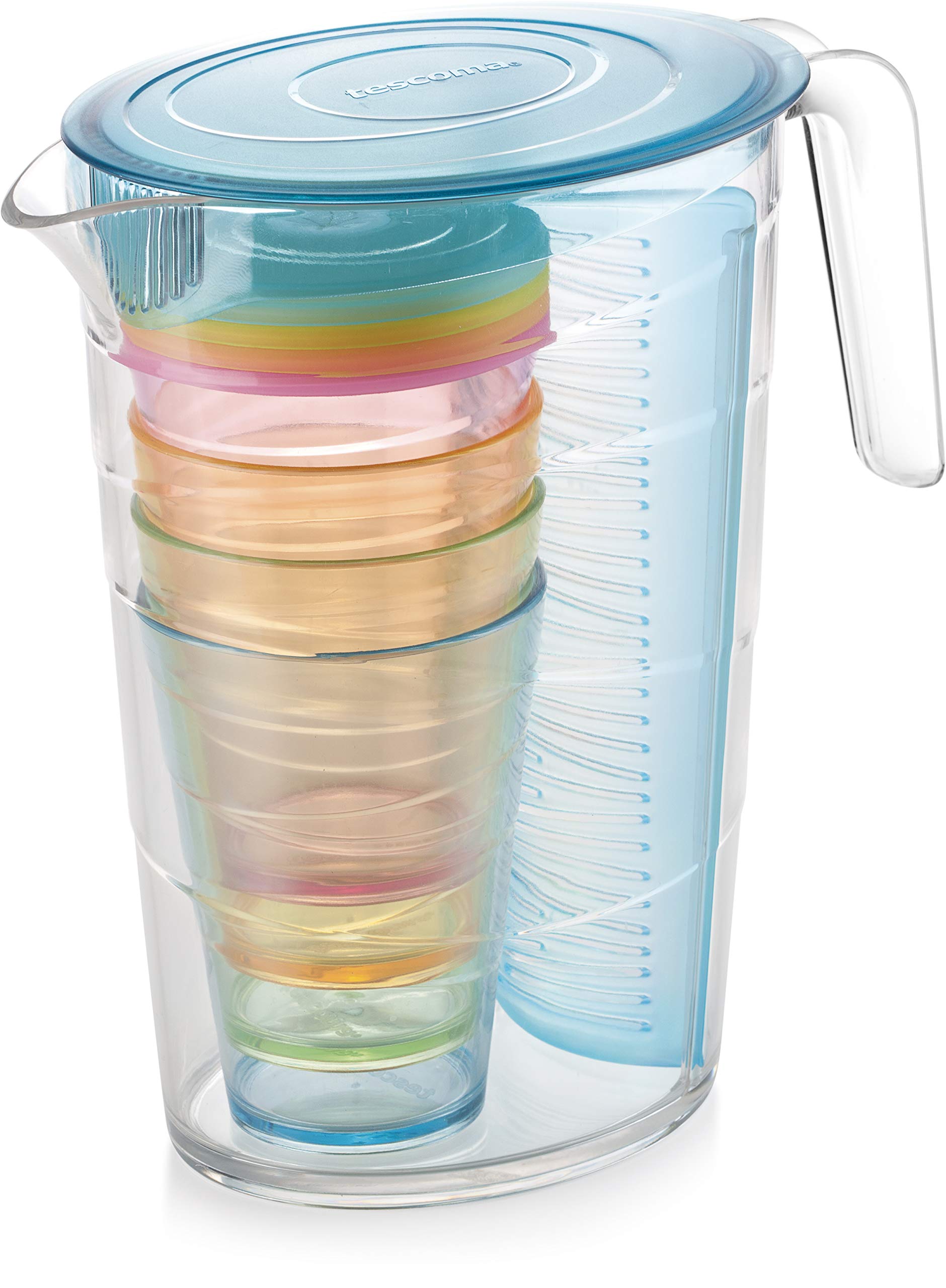 Tescoma Mydrink 4 Cups Pitcher with Lid, Blue, 2.5 Litre