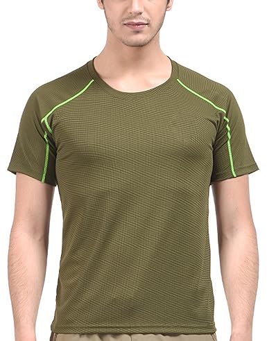 neon green running shirt