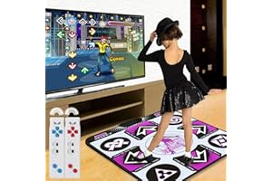 wuyule Dance Mat - Electronic Dance Mat for Kids and Adults, Single Mode Wireless Non-Slip Dance Pad, Birthday Gifts for Kids