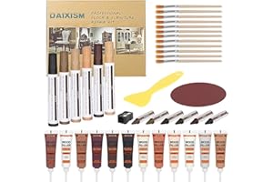 Daixism Furniture Repair Kit Wood Touch Up Repair Kit Restore Any Wood Furniture Cover Surface Scratches on Wooden Floor Tabl