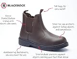 Blackrock Steel Toe Chelsea Boots Safety Shoes Size 11 Black/Brown view 4