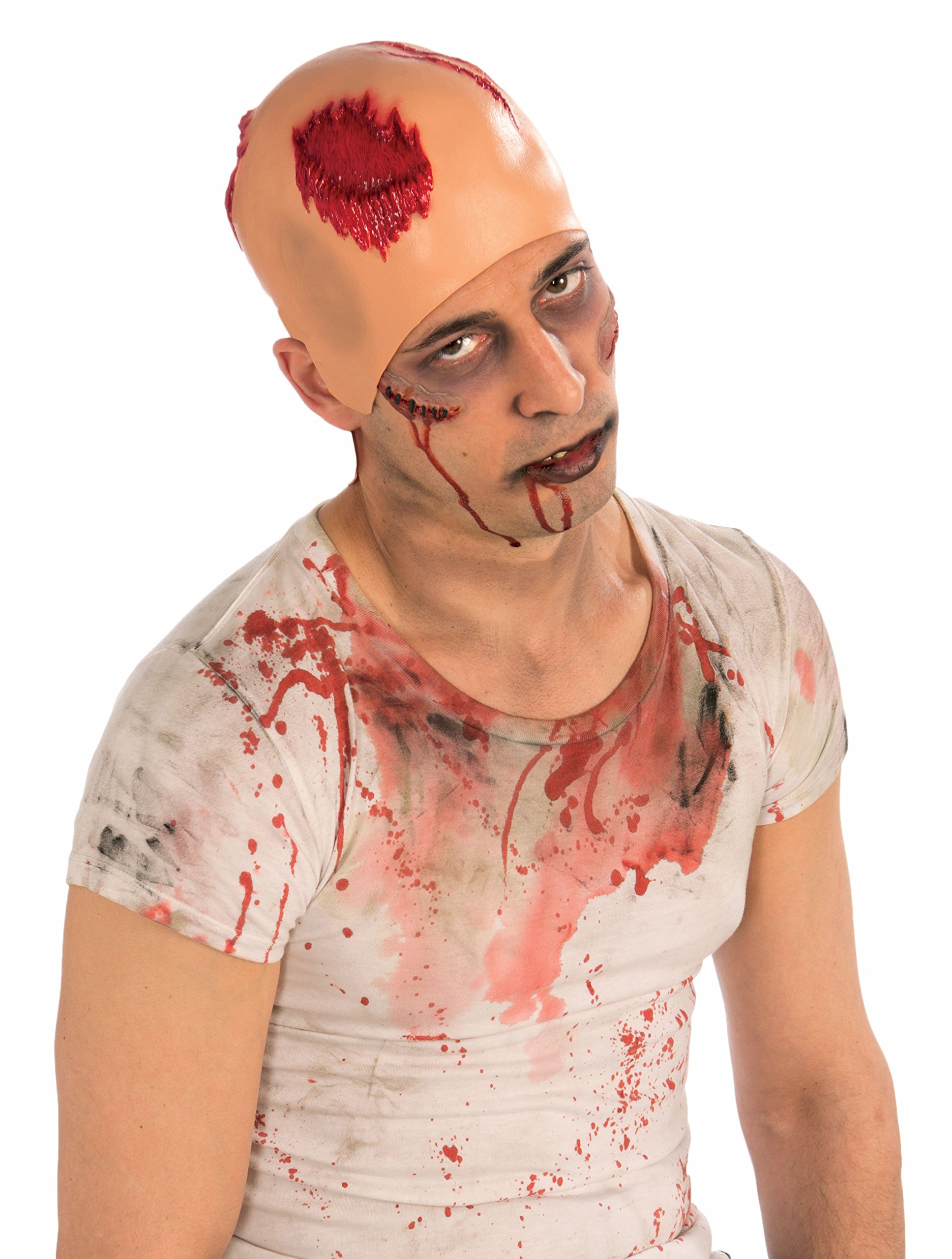 Bristol Novelty 72515 Bloody Bald Cap, One Size