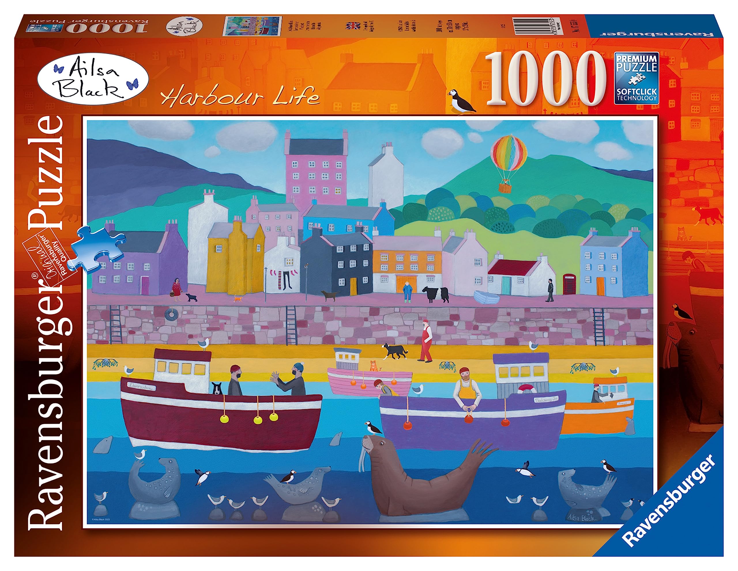 Ravensburger Harbour Life 1000 Piece Jigsaw Puzzle for Adults and Kids Age 12 Years Up