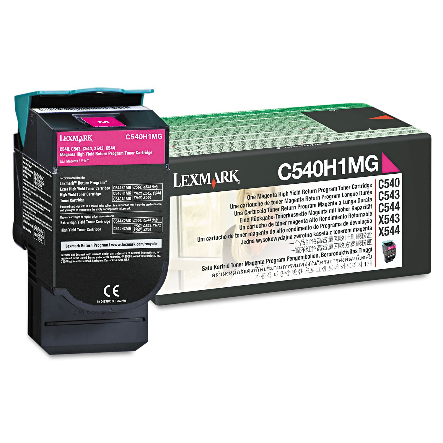 Lexmark C540H1MG Laser Toner Cartridge 2000 Pages