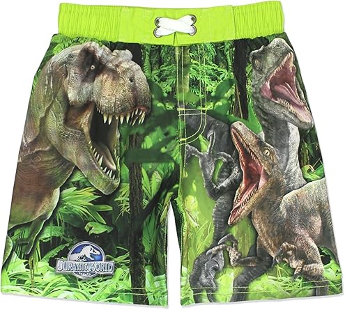 dinosaur swim trunks
