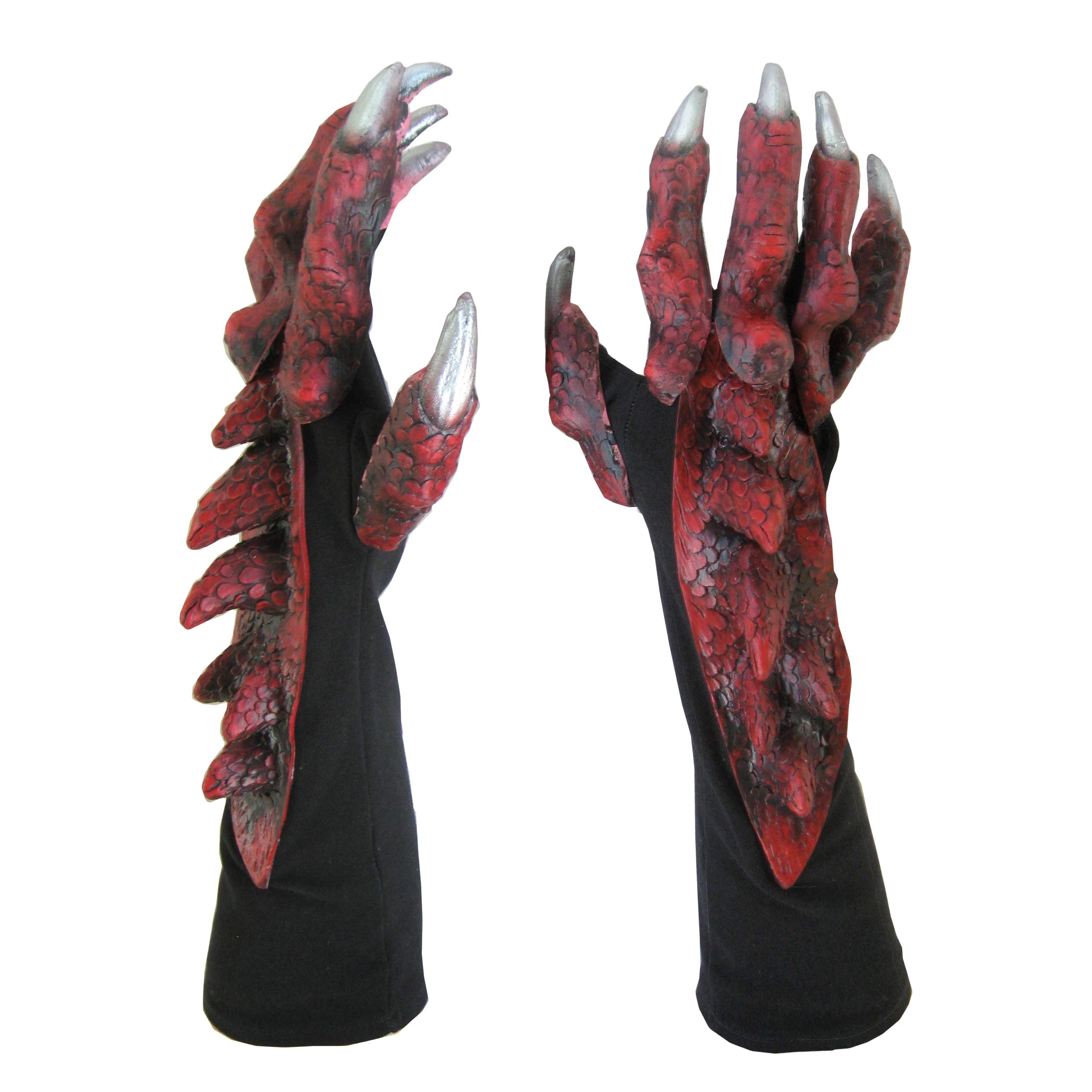 Photo 1 of Zagone Studios Red Dragon Claws Hands Adult Cosplay Costume Gloves