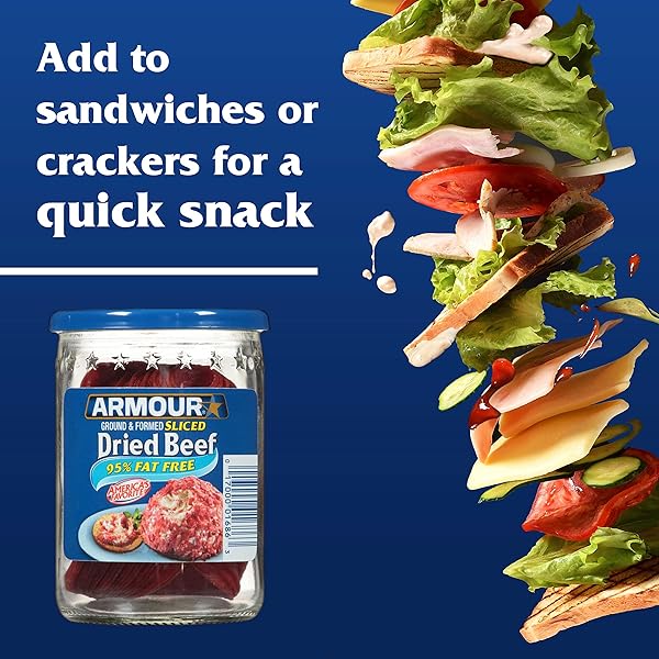 ARMOUR STAR SLICED DRIED BEEF, 4.5 OZ