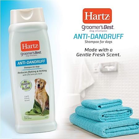 hartz anti dandruff dog shampoo