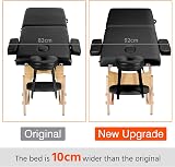 Yaheetech Portable Massage Table 70 cm Width 2-Section Folding Spa Bed view 4