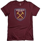 West Ham United Color Badge Premium Cotton T-Shirt - Maroon