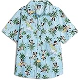 Disney Hawaiian Button Down Dress Shirt Toddler to Big Kid Sizes (2T - 18-20)