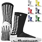 Lux Dual Grip Socks - Soccer Grip Socks for Men and Women. GripArray Performance & Comfort