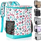 Wolka Cooler Backpack 30 Cans,Portable Backpack Coolers Insulated Leak Proof,Waterproof Soft Sided Cooler Bag for Travel,Beach,Camping,Picnic,Lunch Backpack for Women (Water Elf)
