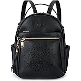 APHISON Small Backpack Purse for Women Cute PU Leather Mini Backpacks Ladies Casual Lightweight Travel Daypack Waterproof